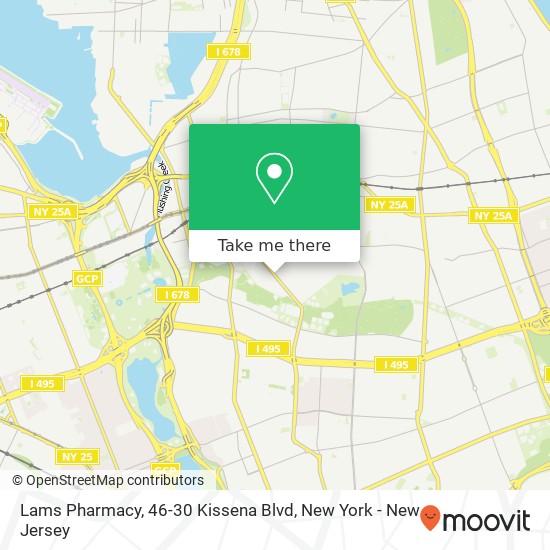 Lams Pharmacy, 46-30 Kissena Blvd map