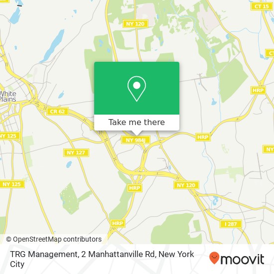 Mapa de TRG Management, 2 Manhattanville Rd