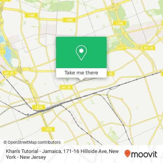 Khan's Tutorial - Jamaica, 171-16 Hillside Ave map