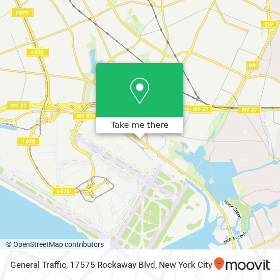 Mapa de General Traffic, 17575 Rockaway Blvd
