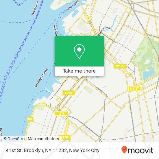 41st St, Brooklyn, NY 11232 map