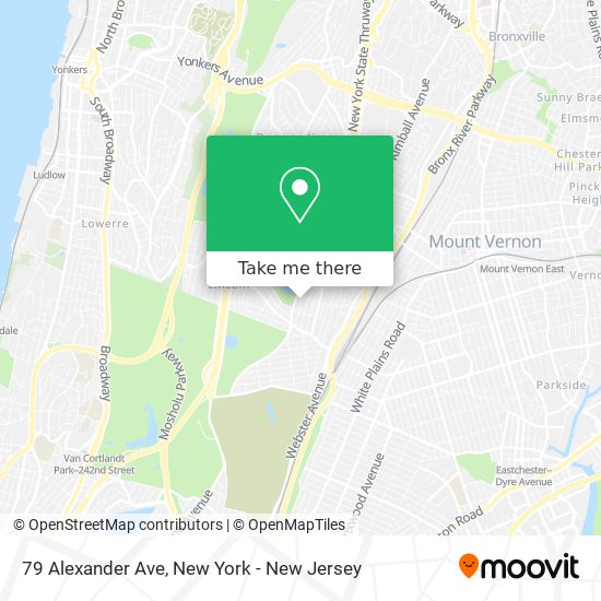Mapa de 79 Alexander Ave