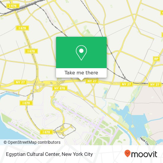 Egyptian Cultural Center map