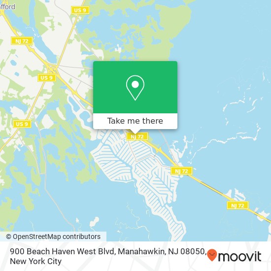 900 Beach Haven West Blvd, Manahawkin, NJ 08050 map