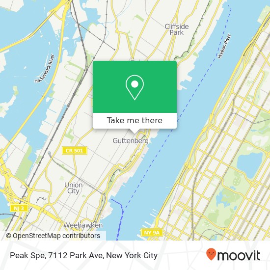 Mapa de Peak Spe, 7112 Park Ave