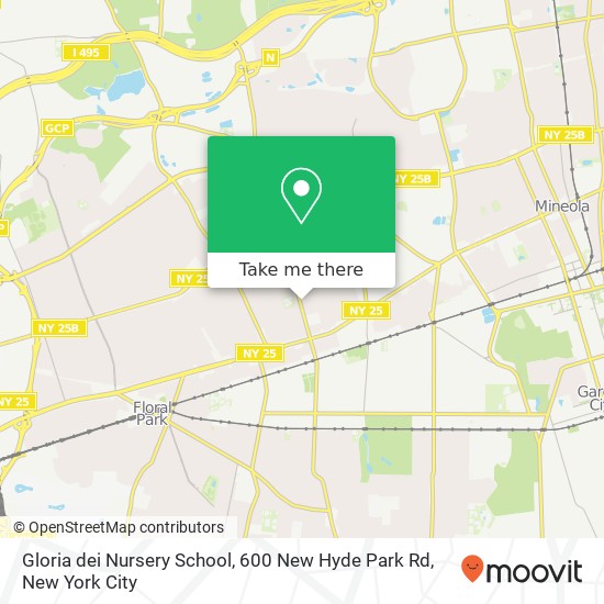 Gloria dei Nursery School, 600 New Hyde Park Rd map