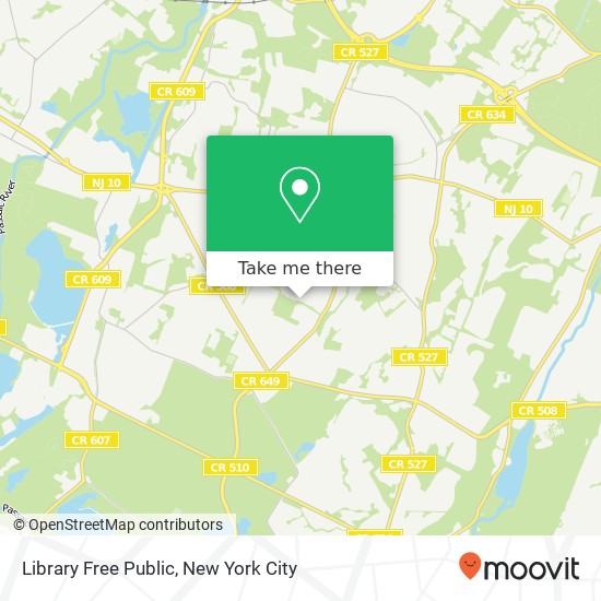 Mapa de Library Free Public