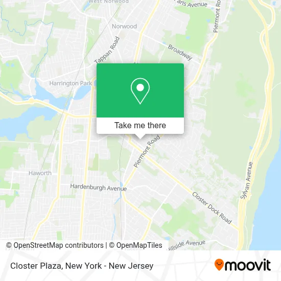 Closter Plaza map