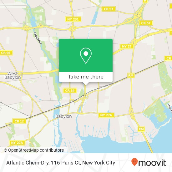Atlantic Chem-Dry, 116 Paris Ct map