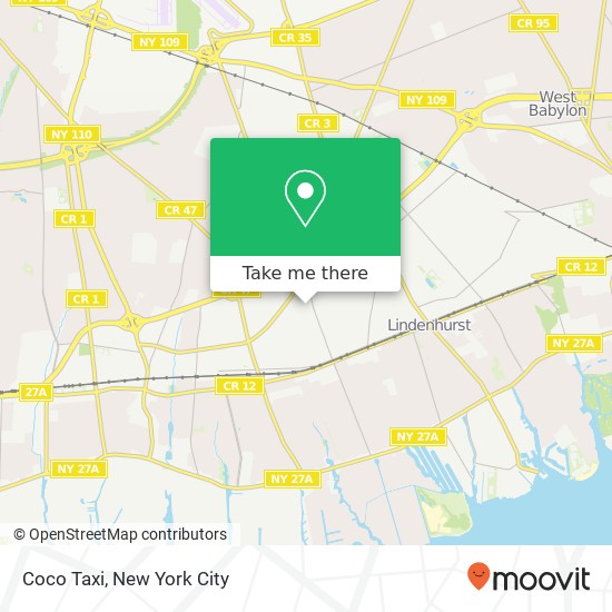 Mapa de Coco Taxi