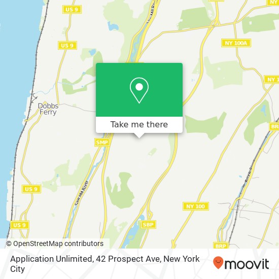 Mapa de Application Unlimited, 42 Prospect Ave
