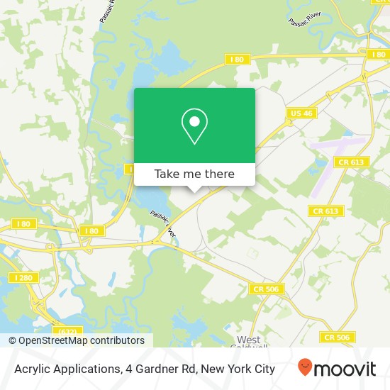 Mapa de Acrylic Applications, 4 Gardner Rd