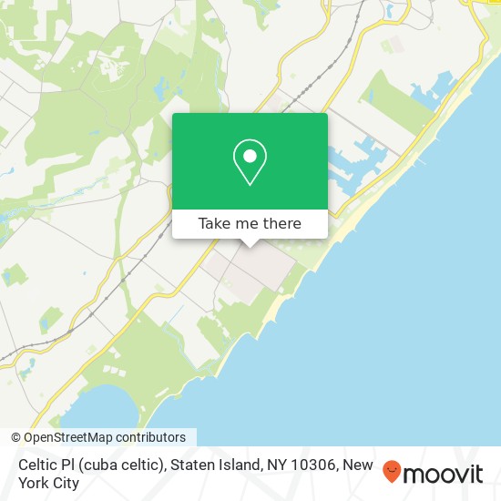 Mapa de Celtic Pl (cuba celtic), Staten Island, NY 10306