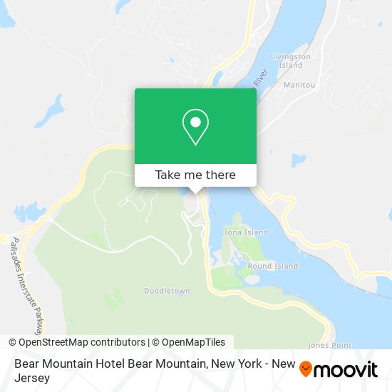 Mapa de Bear Mountain Hotel Bear Mountain