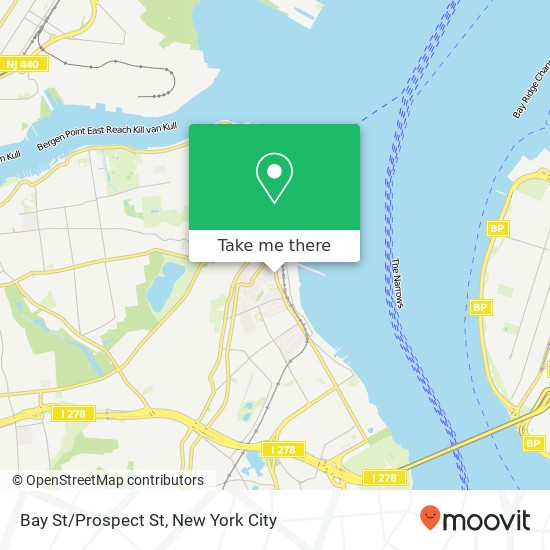 Mapa de Bay St/Prospect St