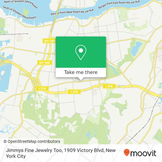 Jimmys Fine Jewelry Too, 1909 Victory Blvd map