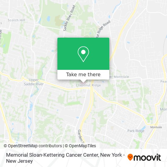 Mapa de Memorial Sloan-Kettering Cancer Center