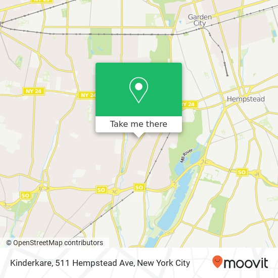 Kinderkare, 511 Hempstead Ave map