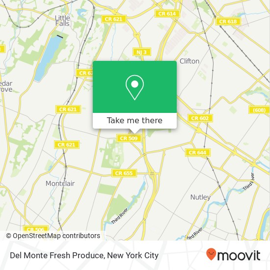 Del Monte Fresh Produce map