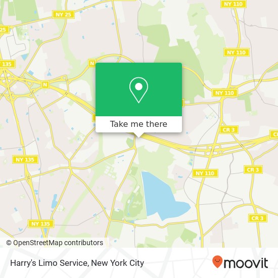 Harry's Limo Service map