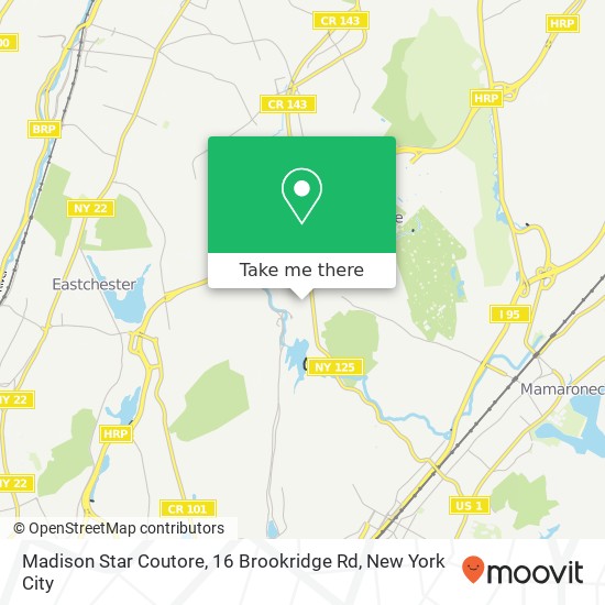 Mapa de Madison Star Coutore, 16 Brookridge Rd