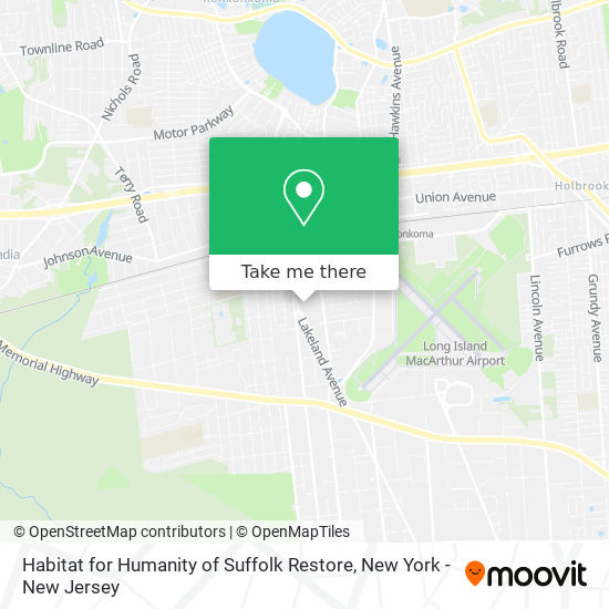 Mapa de Habitat for Humanity of Suffolk Restore