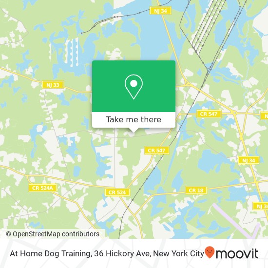 At Home Dog Training, 36 Hickory Ave map