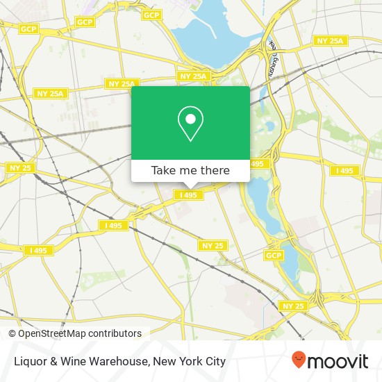 Mapa de Liquor & Wine Warehouse