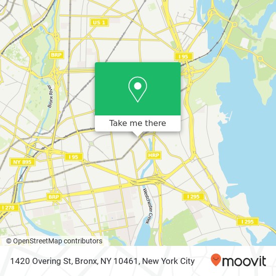 1420 Overing St, Bronx, NY 10461 map
