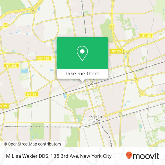 M Lisa Wexler DDS, 135 3rd Ave map