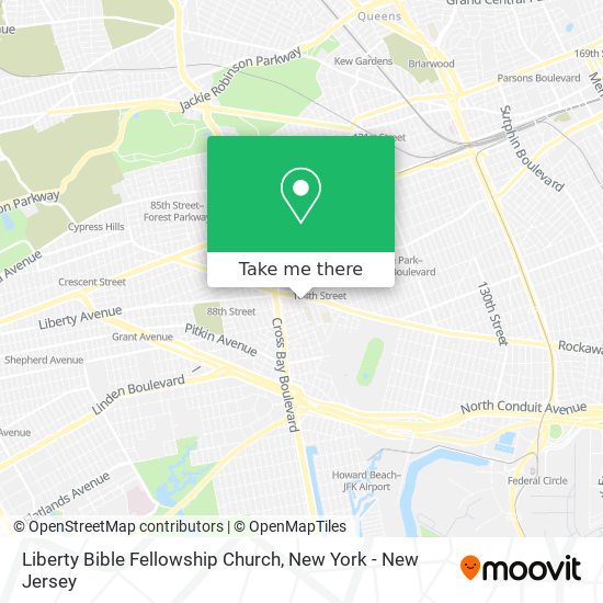 Liberty Bible Fellowship Church map