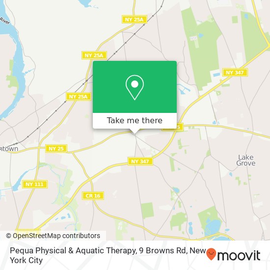 Pequa Physical & Aquatic Therapy, 9 Browns Rd map