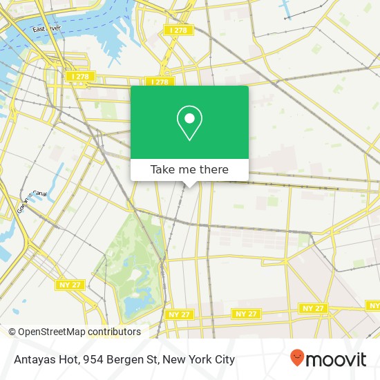 Antayas Hot, 954 Bergen St map