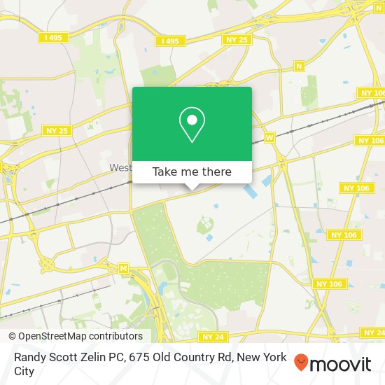 Randy Scott Zelin PC, 675 Old Country Rd map