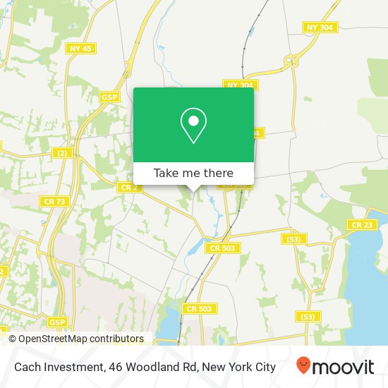 Cach Investment, 46 Woodland Rd map