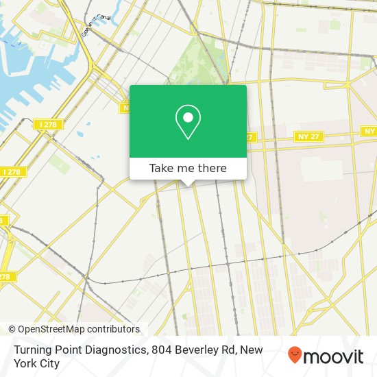 Mapa de Turning Point Diagnostics, 804 Beverley Rd