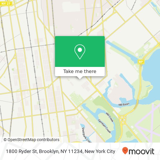 1800 Ryder St, Brooklyn, NY 11234 map