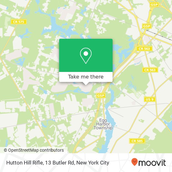 Mapa de Hutton Hill Rifle, 13 Butler Rd