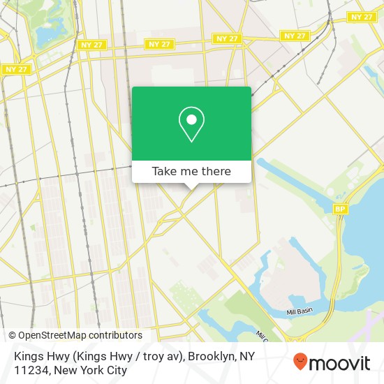 Kings Hwy (Kings Hwy / troy av), Brooklyn, NY 11234 map