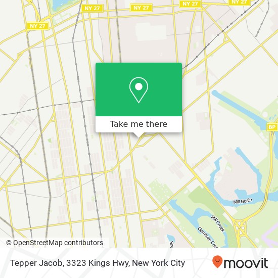 Mapa de Tepper Jacob, 3323 Kings Hwy