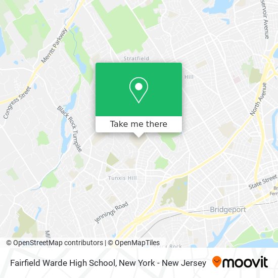 Mapa de Fairfield Warde High School