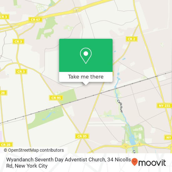 Wyandanch Seventh Day Adventist Church, 34 Nicolls Rd map