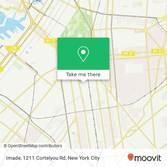 Imade, 1211 Cortelyou Rd map