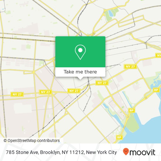 785 Stone Ave, Brooklyn, NY 11212 map