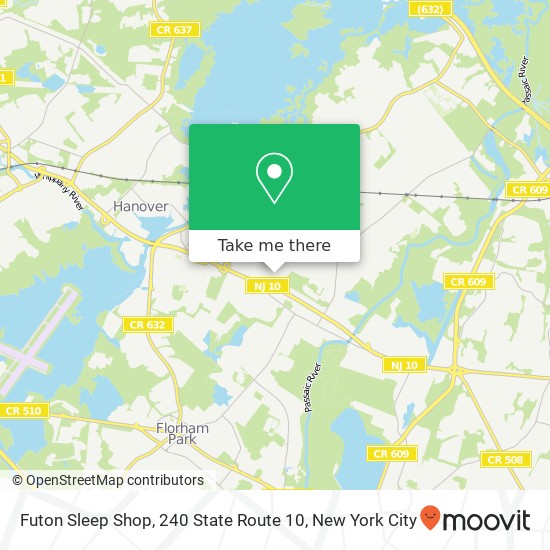 Mapa de Futon Sleep Shop, 240 State Route 10