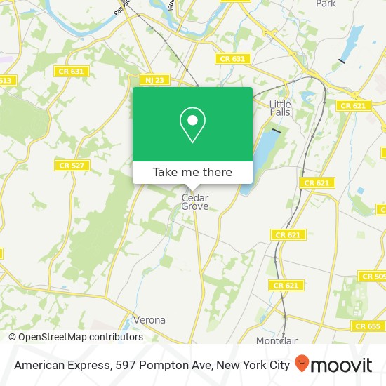 American Express, 597 Pompton Ave map