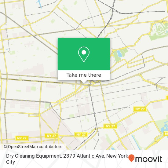 Mapa de Dry Cleaning Equipment, 2379 Atlantic Ave