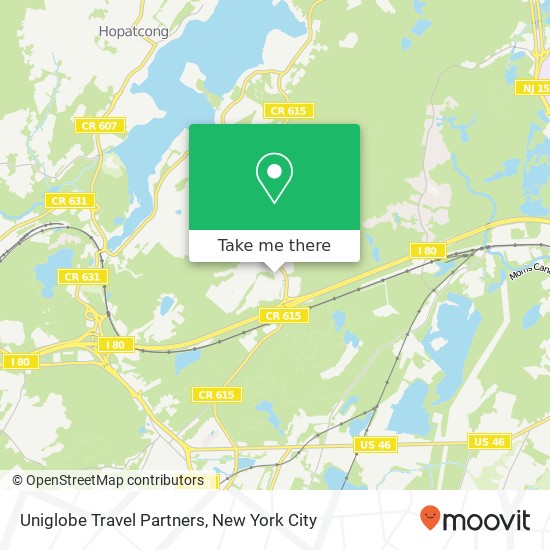 Uniglobe Travel Partners map