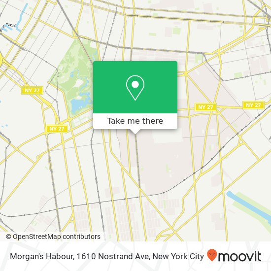 Morgan's Habour, 1610 Nostrand Ave map