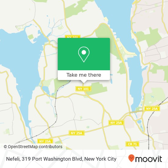 Nefeli, 319 Port Washington Blvd map